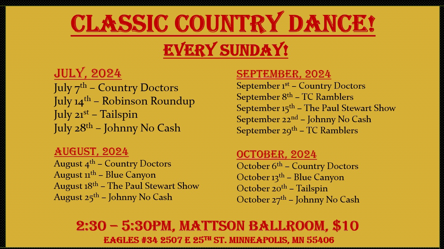 sunday country dance